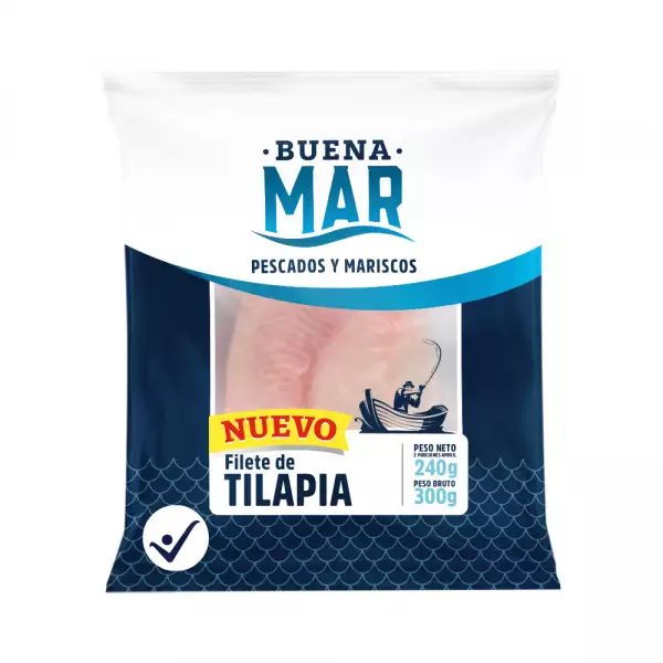 FILETE TILAPIA BUENA MAR X300g