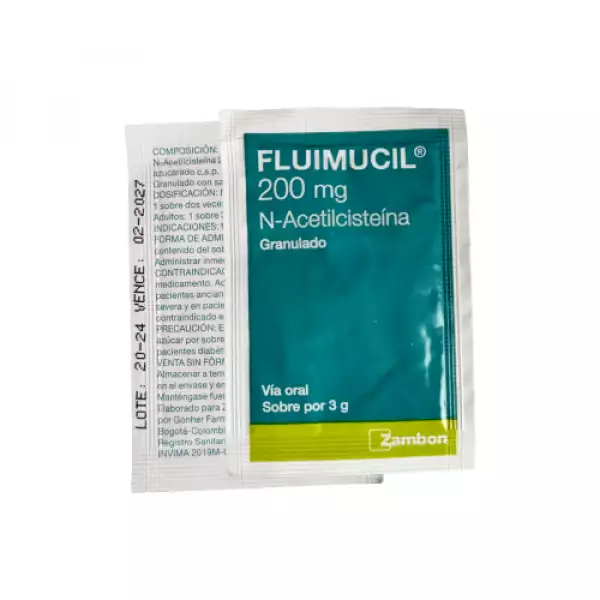 FLUIMUCIL X200mg X1 SOBRE