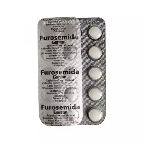 FUROSEMIDA X40mg GENFAR X10 TABLETAS