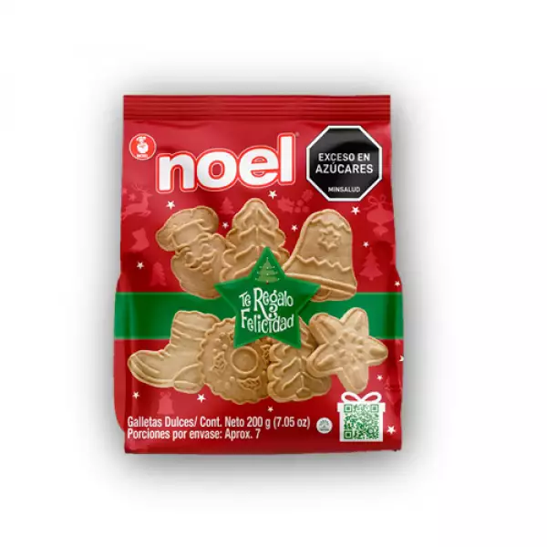 GALLETA NAVIDEÑA NOEL BOLSA X200g