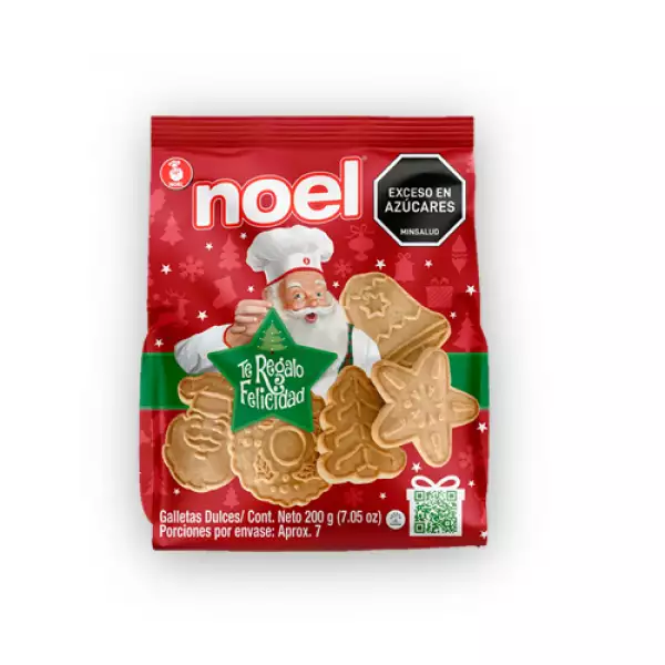 GALLETA NAVIDEÑA NOEL BOLSA X200g