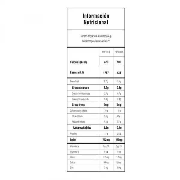GALLETA TACO SALTÍN NOEL TRADICIONAL X8UN X640 GR