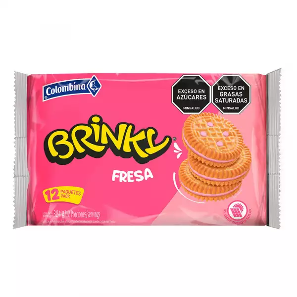 GALLETAS BRINKY FRESA X12U X32g
