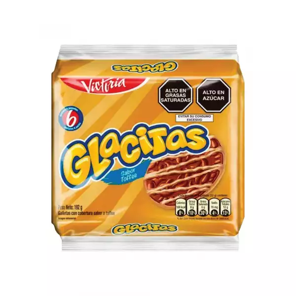 GALLETAS GLACITA TOFFE X6u X32g