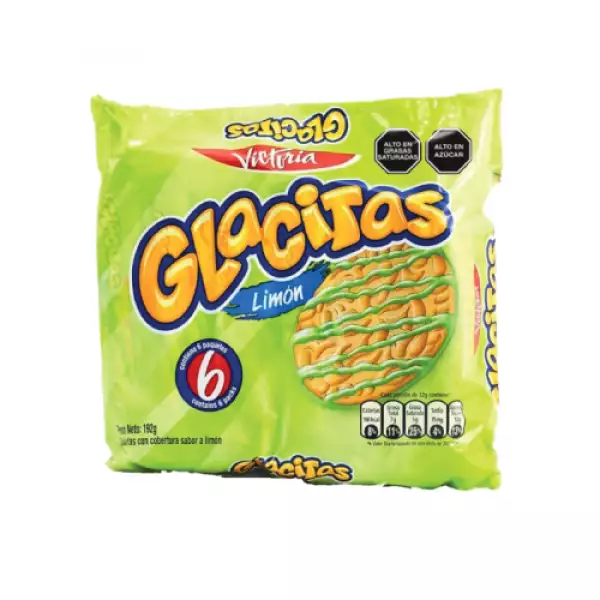 GALLETAS GLACITAS LIMON X6U X32g