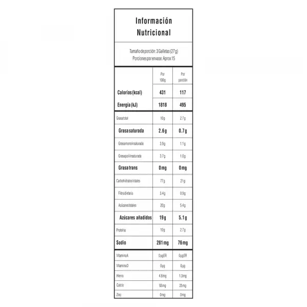 GALLETAS TACO TOSH MIEL X2U X418g