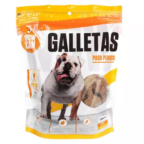 GALLETAS WOW CAN POLLO TERNERA X300g
