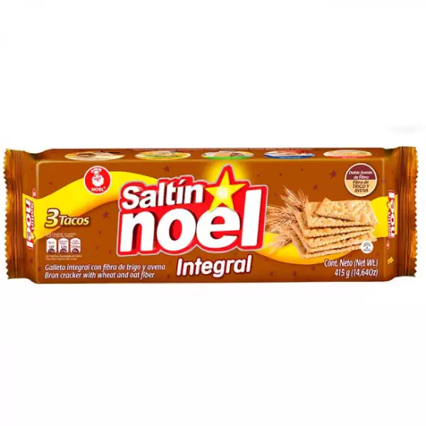 GALLETASS TACO SALTÍN NOEL INTEGRAL X3U X415g
