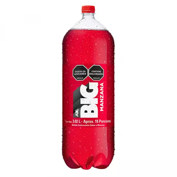 GASEOSA BIG COLA MANZANA X3020ml