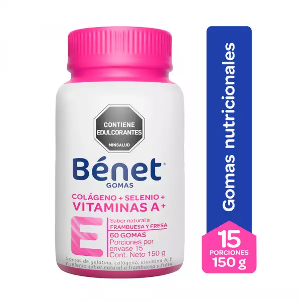 GOMAS BENET COLAGENO+BIOTINA+VITAMINA E X60U