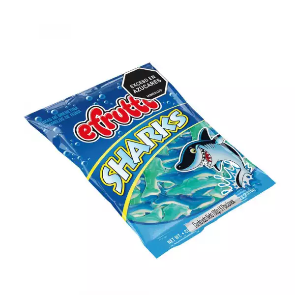 GOMAS GUMMI SHARKS FRUTTI X100g