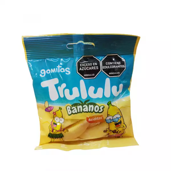 GOMAS TRULULU BANANOS X70g