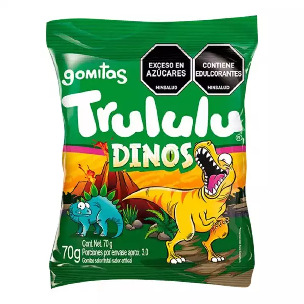 GOMAS TRULULU DINOS X70g