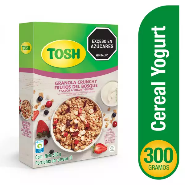 GRANOLA TOSH CRUNCHY YOGURT GRIEGO X300g