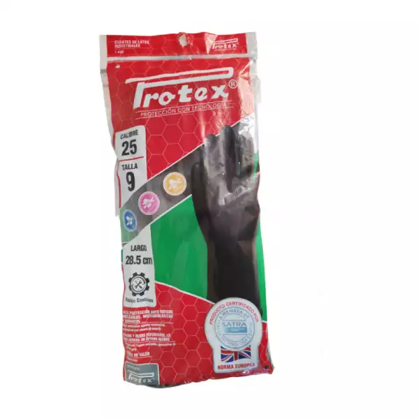 GUANTES PROTEX C-25 NEGRO TALLA 9