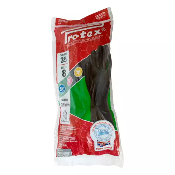 GUANTES PROTEX C-35 NEGRO TALLA 8
