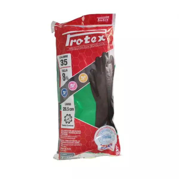 GUANTES PROTEX C-35 NEGRO TALLA 8 1/2