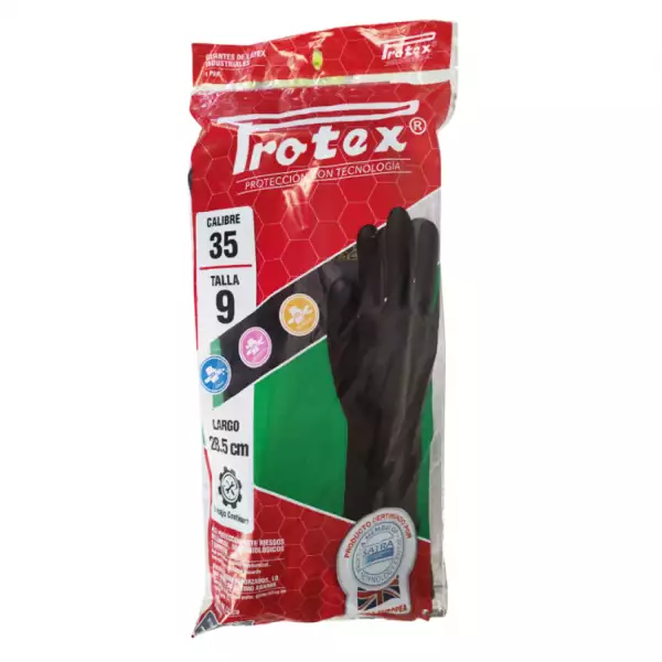 GUANTES PROTEX C-35 NEGRO TALLA 9