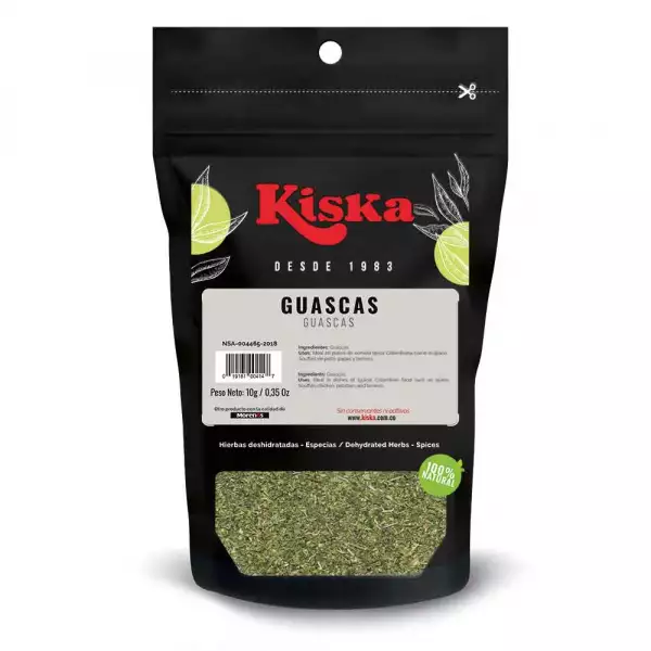 GUASCAS DESHIDRATADO KISKA BOLSA X10g