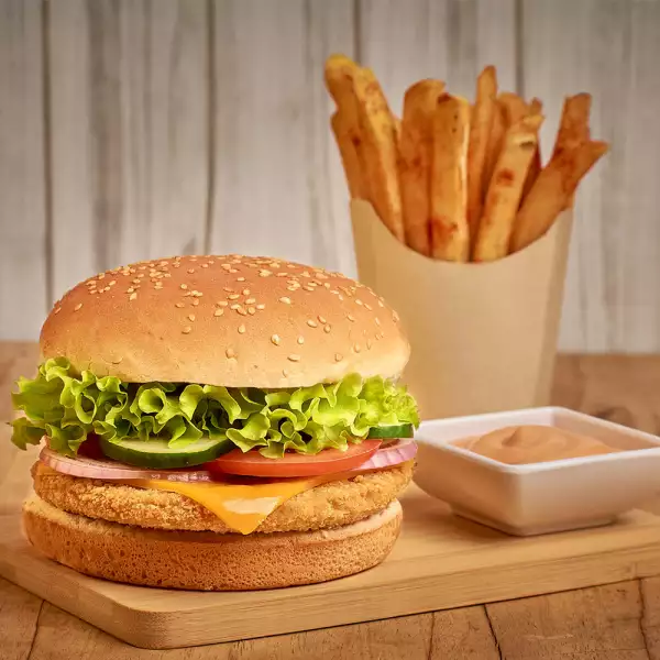 HAMBURGUESA KOKORIKO POLLO APANADO X5U X450g