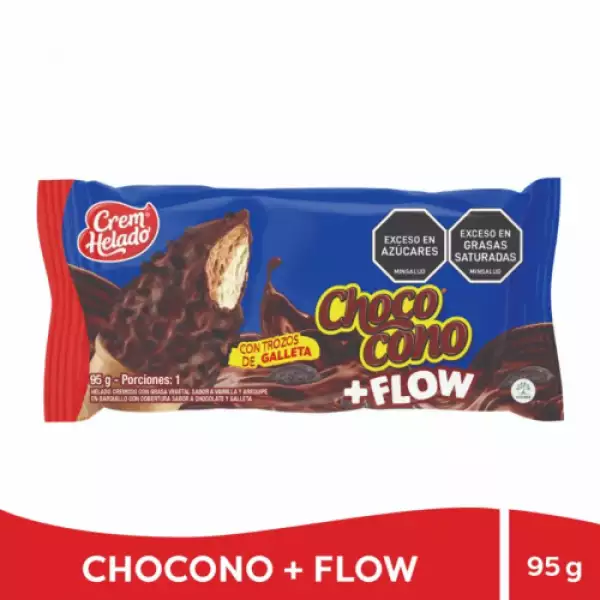 HELADO CHOCO CONO FLOW X95g
