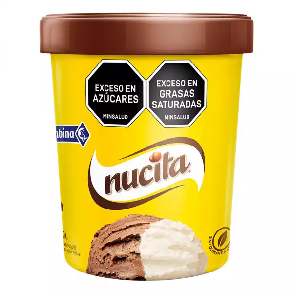 HELADO COLOMBINA NUCITA 1 LITRO X600g