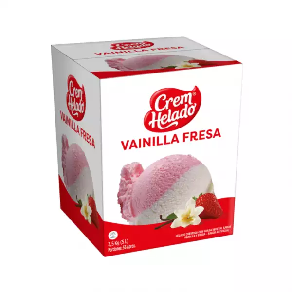 HLD CREM HELADO TARRO VAINILLA FRES X2500g