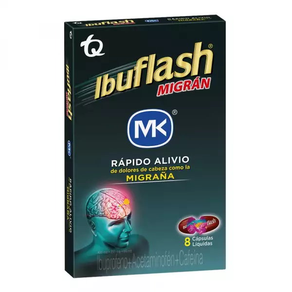 IBUFLASH MK MIGRAN X8 TABLETAS