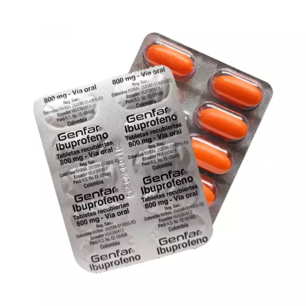 IBUPROFENO X800mg GENFAR X10 TABLETAS