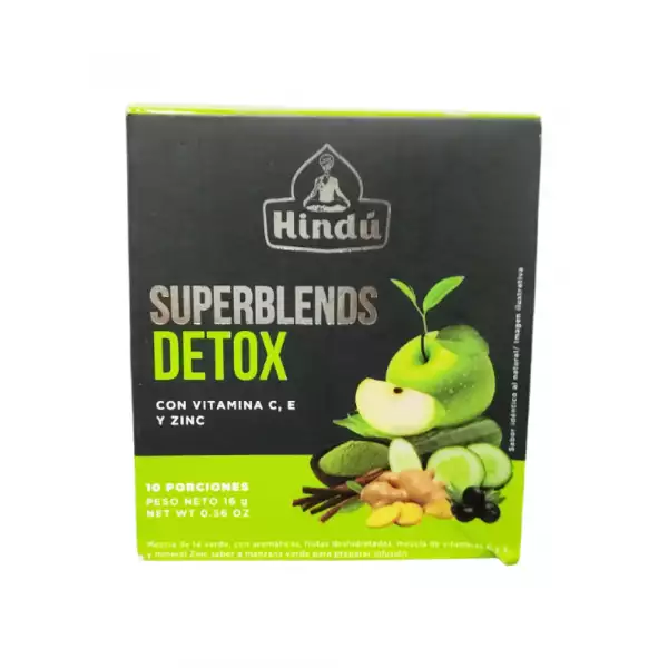 INFUSION HINDU SUPERBLENDS DETOX X10 SOBRES