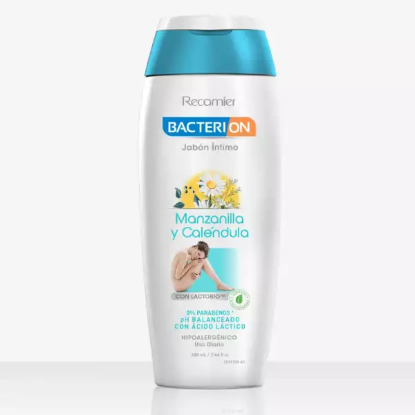 JABÓN INTIMO BACTERION MANZANILLA CALENDULA X220ml