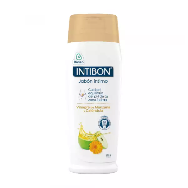 JABÓN INTIMO INTIBÓN VINAGRE MANZANA CALÉNDULA X210ml