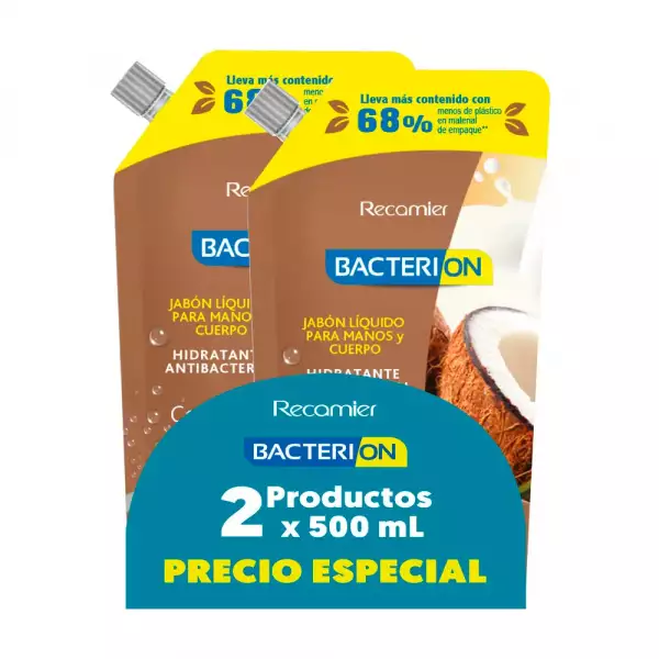 JABON LIQUIDO BACTERION VAINILLA X2 X500ml