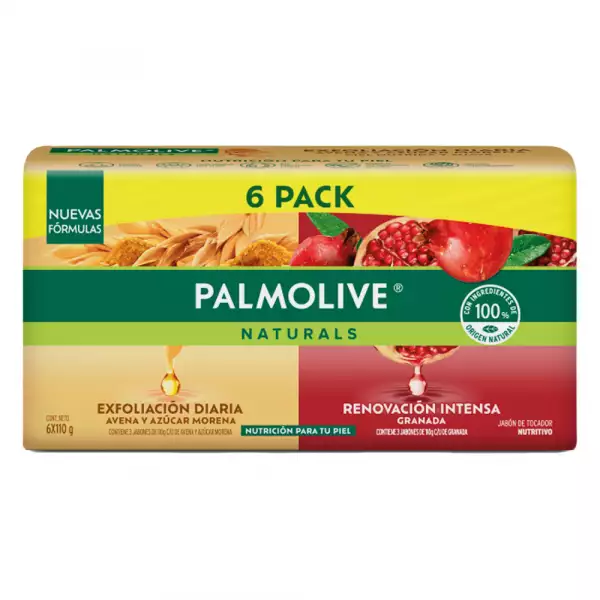 JABÓN PALMOLIVE  AVENA GRANADA X6 X110g