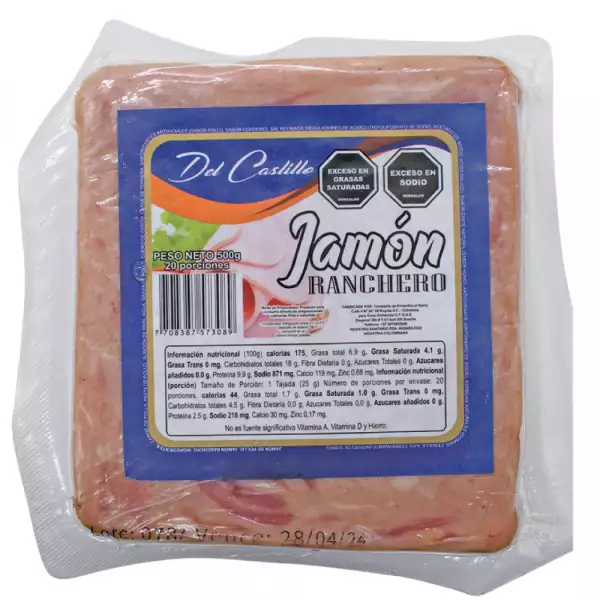 JAMON RANCHERO DEL CASTILLO X500g