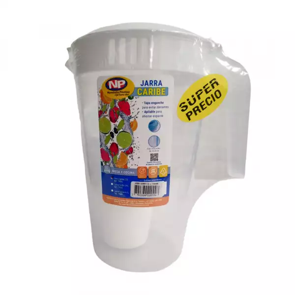 JARRA NP CARIBE 2.5L +3 VASOS