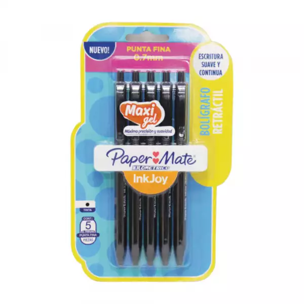 KILOMETRICO RT 100 INKJOY NEGRO X5un