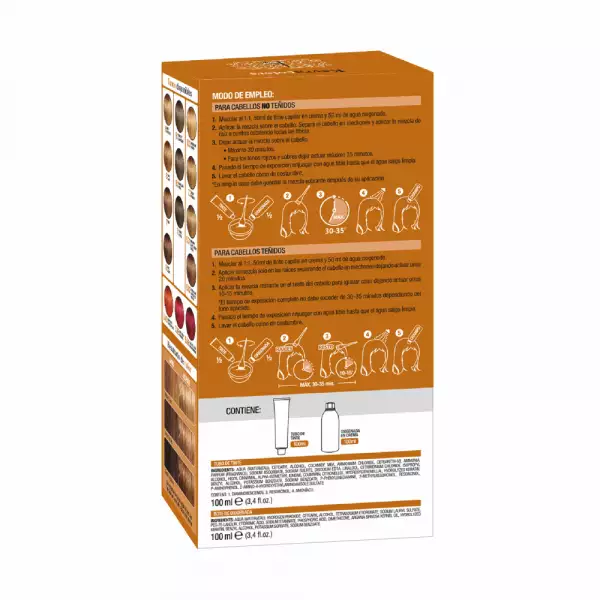 KIT TINTE KEYRA TONO No 8 RUBIO CLARO