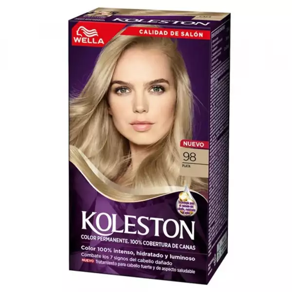 KIT TINTE KOLESTON TONO No. 9.8 PLATA