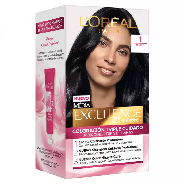 KIT TINTURA EXCELLENCE No.1 NEGRO