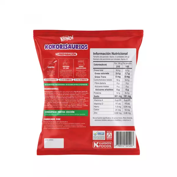 KOKORISAURIOS X20 X400g