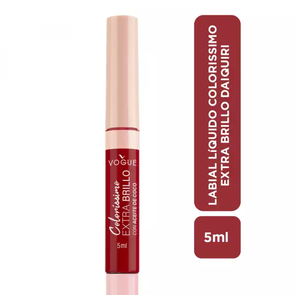 LABIAL LIQUIDO VOGUE COLORISS EXTRA BRILLO DAIQUIRI X5ml