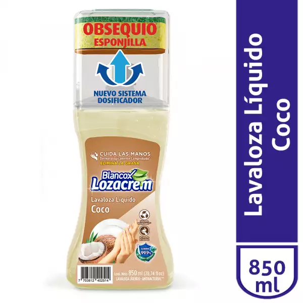LAVALOZA LIQUIDO LOZACREM COCO X850ml