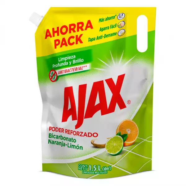 LIMPIADOR AJAX BICARBONATO DOYPACK X1500ml