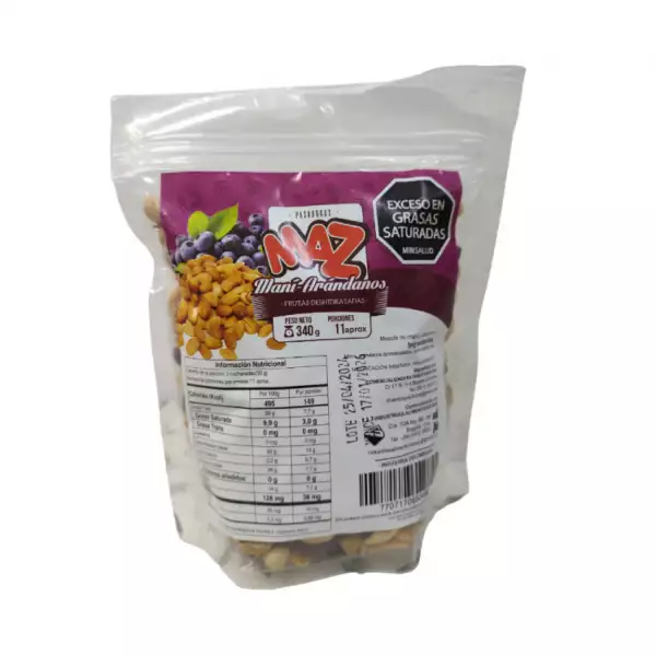 MANI CON ARANDANOS MAZ X340g