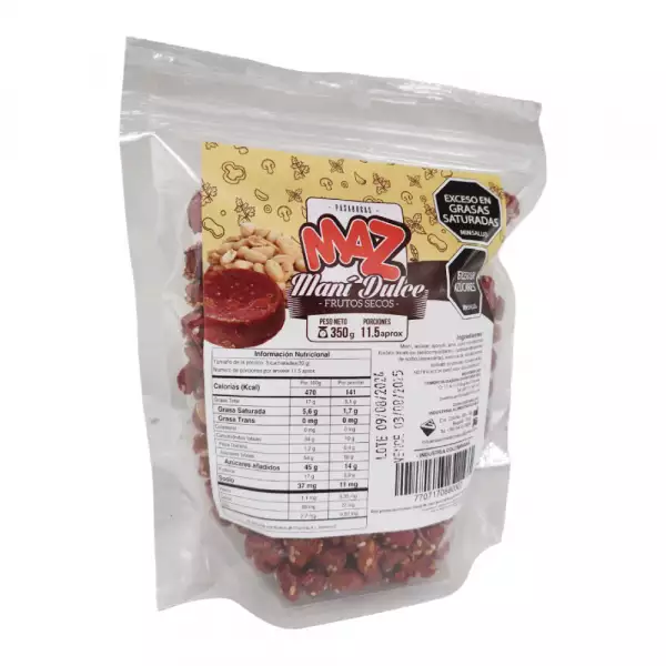 MANI DULCE MAZ X350g