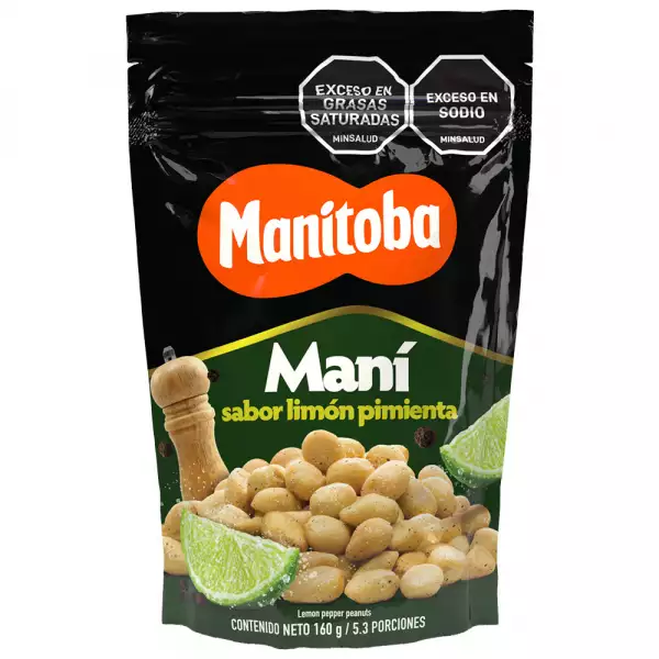 MANI MANITOBA LIMON PIMIENTA X160g