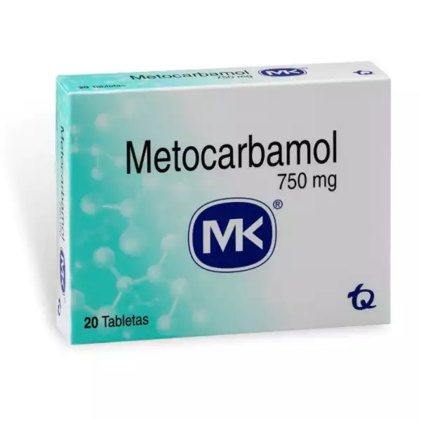 METOCARBAMOL X750mg MK X20 TABLETAS