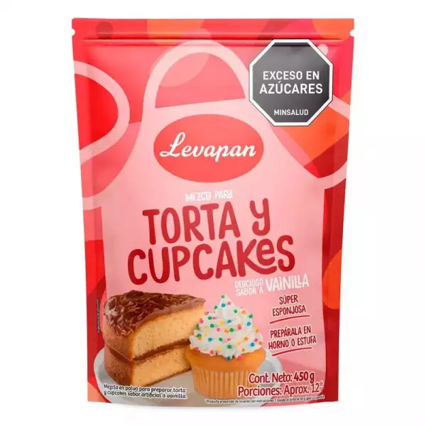 MEZCLA PARA TORTA LEVAPAN VAINILLA X450g