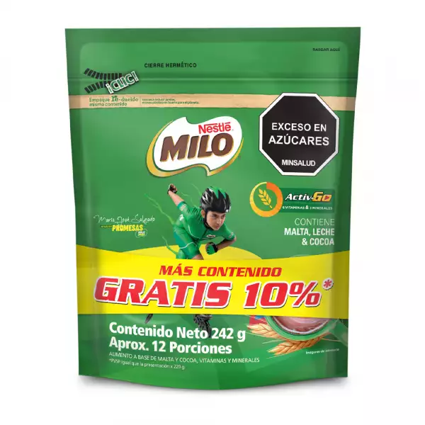 MILO ACTIV GO DOYP X220g GTS 10%